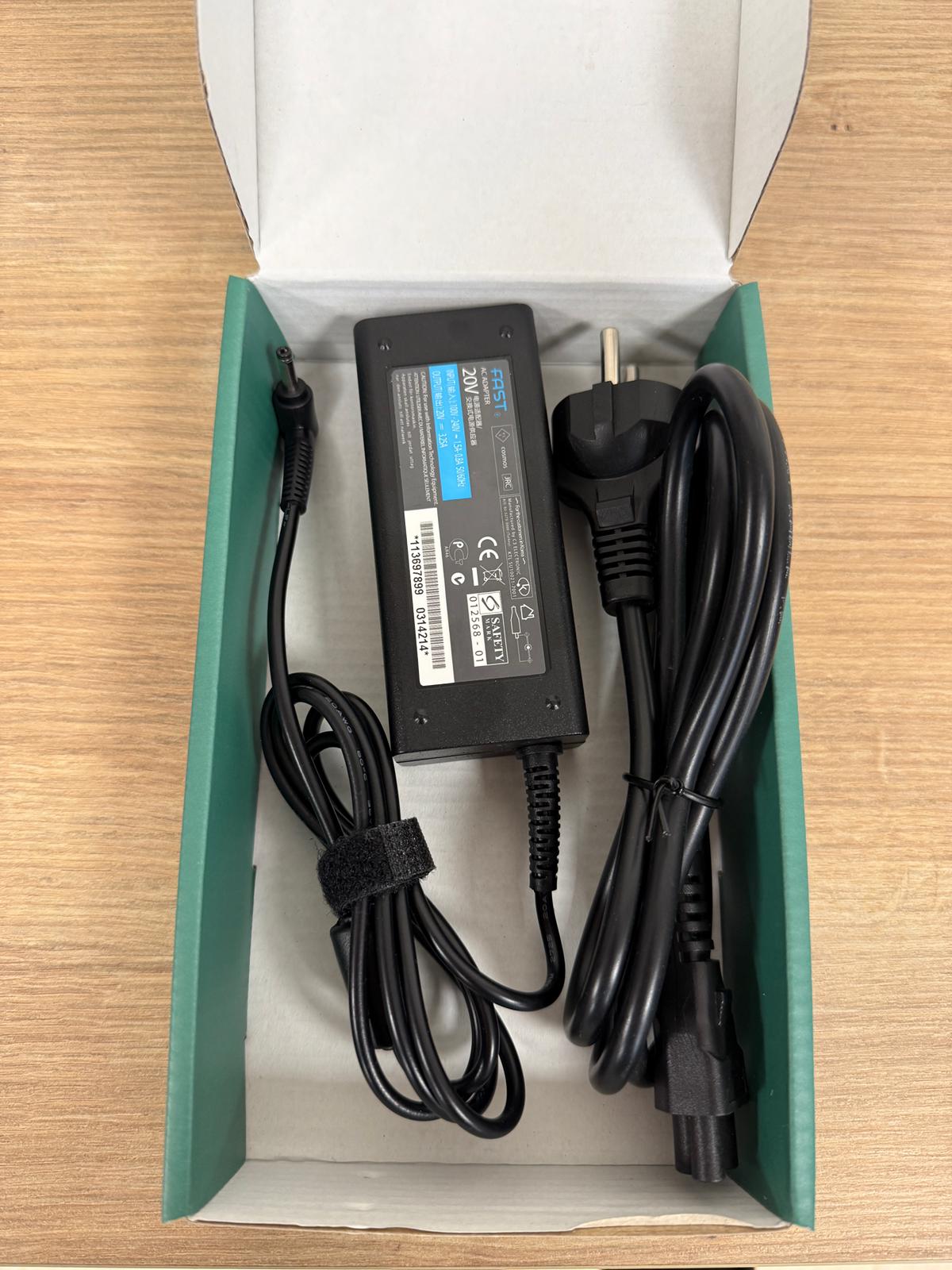 Lenovo Laptop Notebook Adaptör 20V 3,25A - İnce Uç